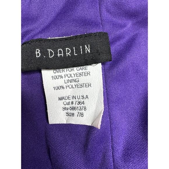 Vintage Y2K Asymmetrical Tulle Satin Trim Dress Womens 7/8 Fairy Whimsigoth HOCO - Picture 15 of 16